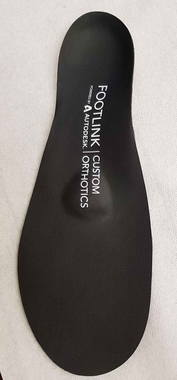 Custom orthotic, top view